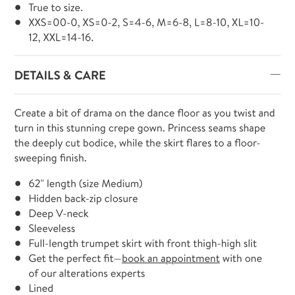 Iris Crepe Trumpet Gown - Picture 4 of 4